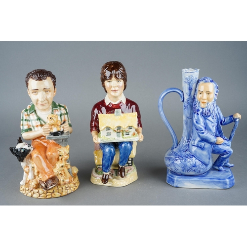 73 - Three Kevin Francis and Peggy Davis pottery designer toby jugs, comprising a limited edition Kevin F... 