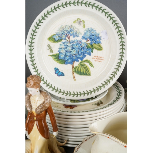 75 - Assorted ceramics including Portmeirion Botanic Garden dinnerware, Noritake two handled posy vase, S... 