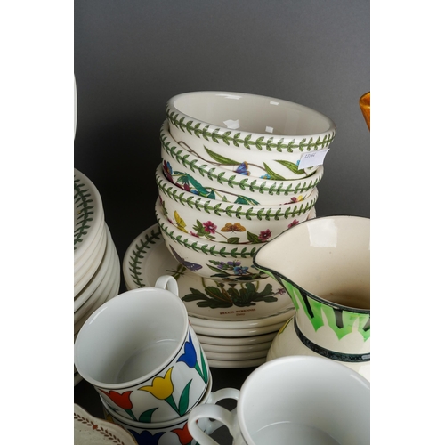 75 - Assorted ceramics including Portmeirion Botanic Garden dinnerware, Noritake two handled posy vase, S... 