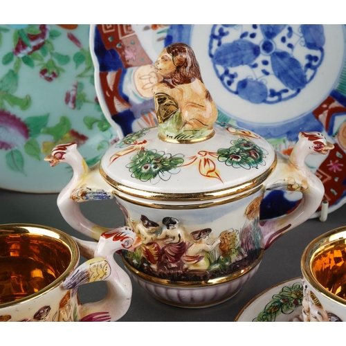 159 - Assorted ceramics to include: Royal Copenhagen commemorative wall plates #103, 104 and 52 [chip to r... 