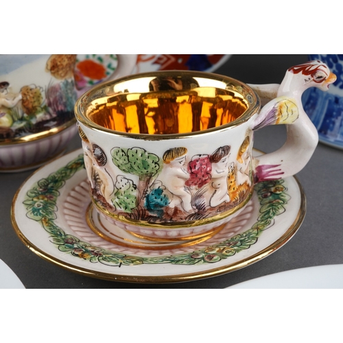 159 - Assorted ceramics to include: Royal Copenhagen commemorative wall plates #103, 104 and 52 [chip to r... 