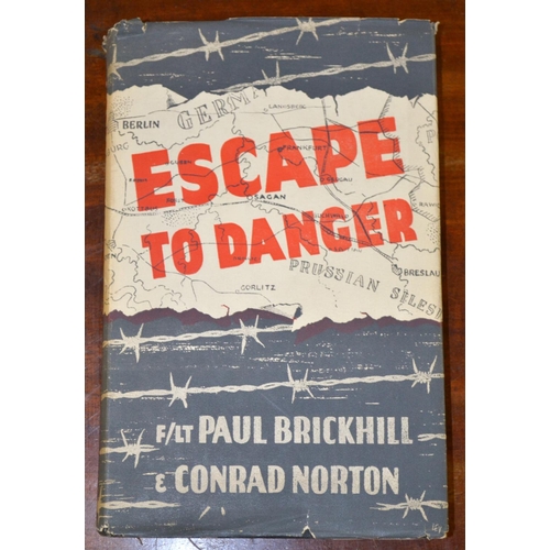 250 - Escape to Danger by F/LT Paul Brickhill & Conrad Norton 1949 - illustrated by Ley Kenyon - Published... 