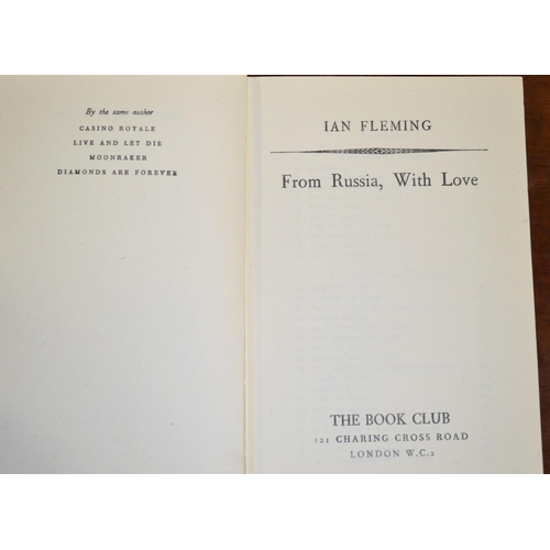 253 - James Bond by Ian Fleming - For Your Eyes Only & From Russia with Love. 
FYEO a first edition by Cap... 