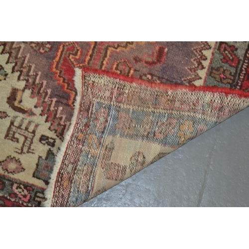 11 - 2 vintage prayer rugs - larger one 4ft x 2ft