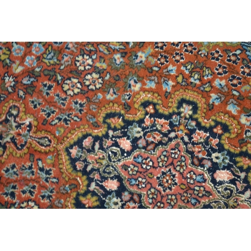 15 - A superb quality colourful Persian silk rug - approximately 5ft by 3ft