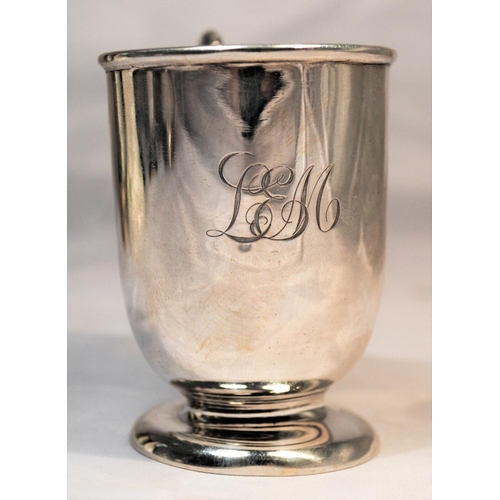 312 - A silver Christening mug - Chester 1901 by William Neale - 2.41 ozt - 3.25