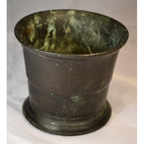 361 - An antique bronze mortar probably 17th or 18th century