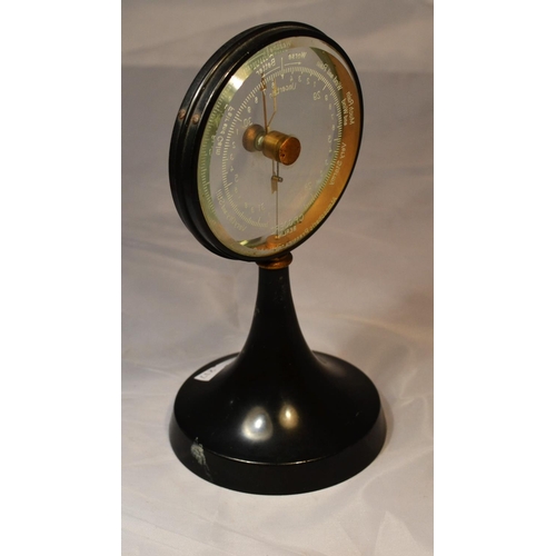 371 - An unusual Bauhaus period German mystery desktop barometer by CP Goerz of Berlin c.1920