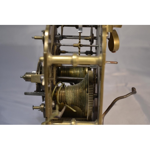 242 - A rare antique Double Fusee clock movement probably originally from a Bracket clock