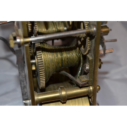 242 - A rare antique Double Fusee clock movement probably originally from a Bracket clock