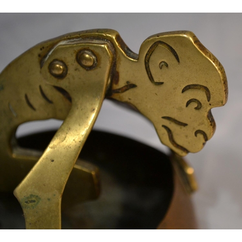 356 - A Brass Monkey Cigar Cutter designed by Ignatius Taschner c.1900