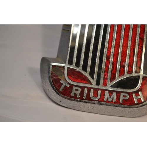 111 - A Triumph TR3 enamel car badge