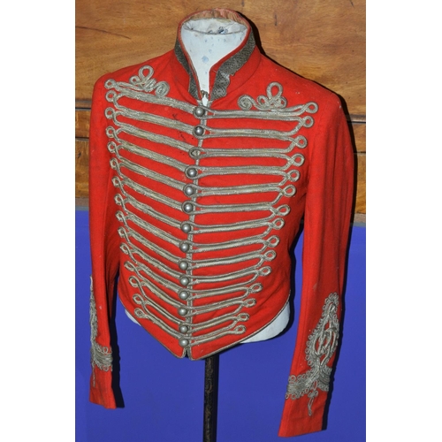 125 - A rare 19th century Hussars jacket, coatee or tunic - believed to be that of a Captain c.1870