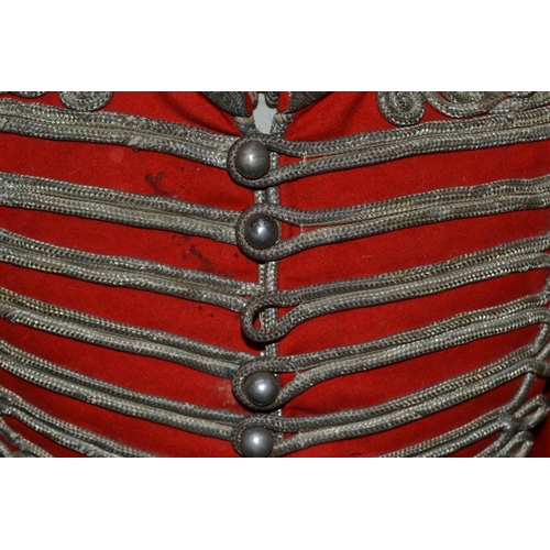 125 - A rare 19th century Hussars jacket, coatee or tunic - believed to be that of a Captain c.1870