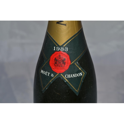 444 - A bottle of 1983 Moet & Chandon champagne