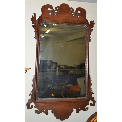 503 - A vintage fretwork wall mirror in the Georgian style - 43