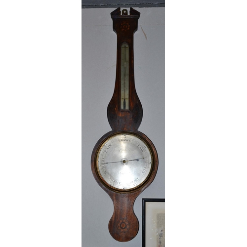 509 - A 19th century mercury wheel barometer by Lione & Co of London