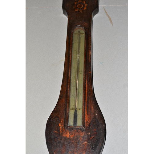 509 - A 19th century mercury wheel barometer by Lione & Co of London