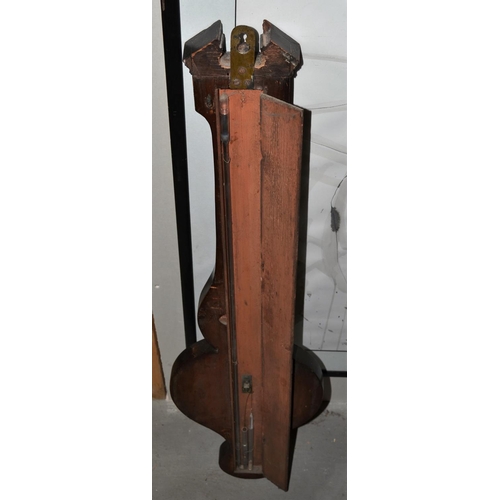 509 - A 19th century mercury wheel barometer by Lione & Co of London