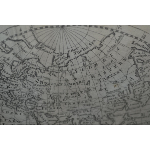 543 - Rare antique map - The World including the Discoveries made by Captain Cook Copper engraving publish... 