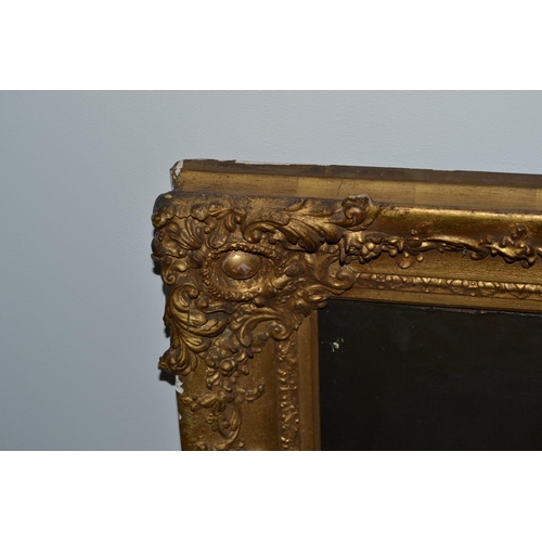 547 - A pair of 19th century Irish oil on canvas portraits in highly decorative gilt frames - George Meare... 