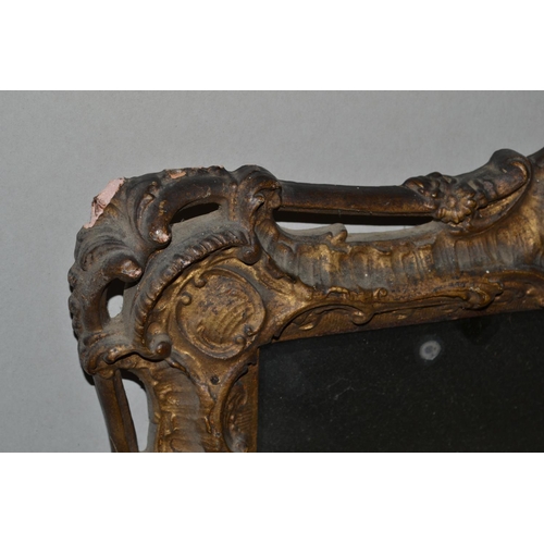 510 - Antique Gilt framed wall mirror with pierced decoration - 23