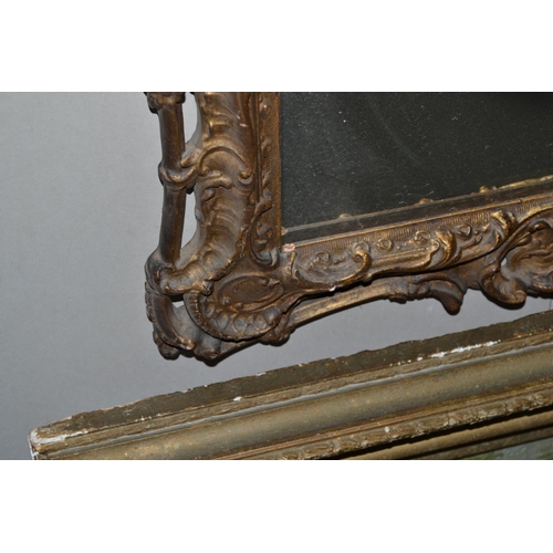 510 - Antique Gilt framed wall mirror with pierced decoration - 23