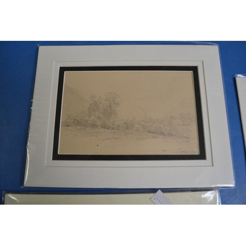 572 - SJ Lamorna Birch (1869-1955) - 7 Newlyn School sketches attributed to the artist - assorted small si... 