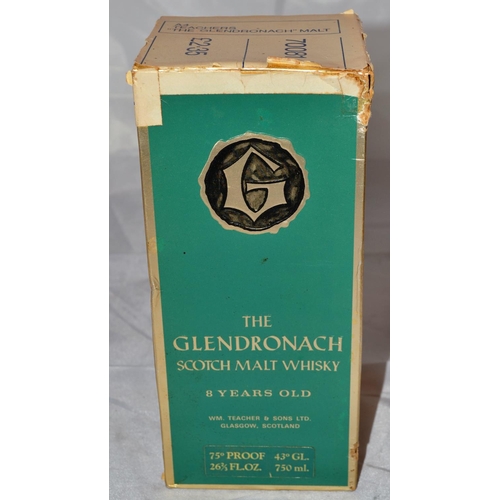 448 - A vintage unopened bottle of Glendronach Scotch single malt whisky in original box - 750ml