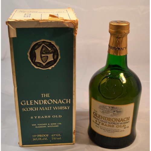 448 - A vintage unopened bottle of Glendronach Scotch single malt whisky in original box - 750ml