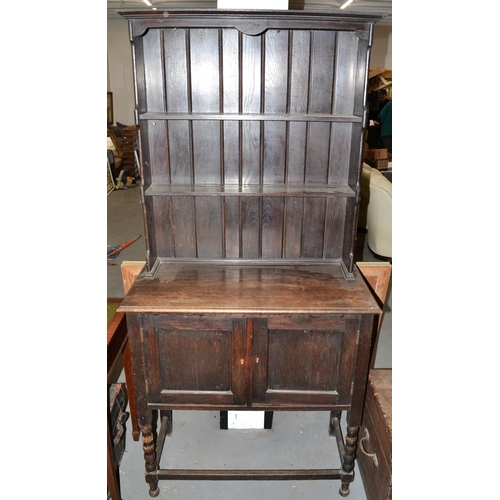 62 - An early 20th century darkwood dresser