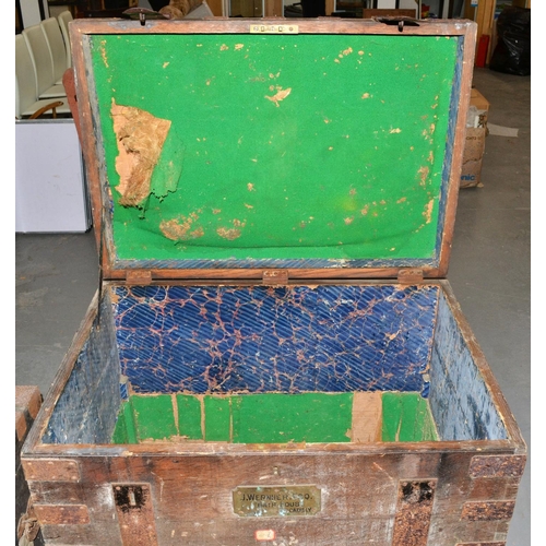 69 - A 19th Century Oak and Iron bound silver chest originally owned by J Wernher c.1860 - 34