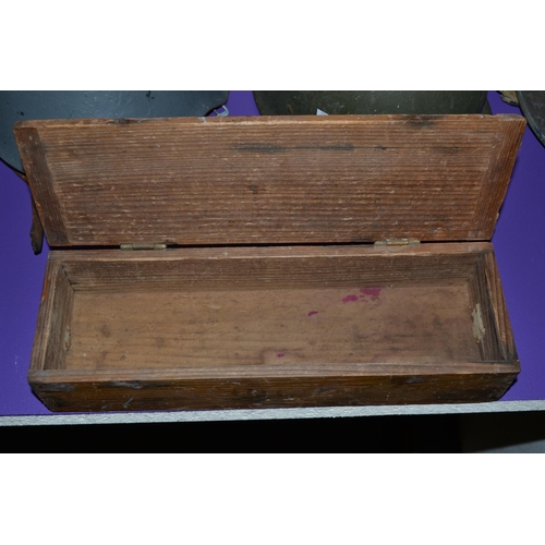 126 - A WW2 period Japanese wooden box believed to be military