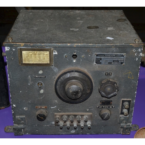 131 - A vintage Marconi receiver - possibly military