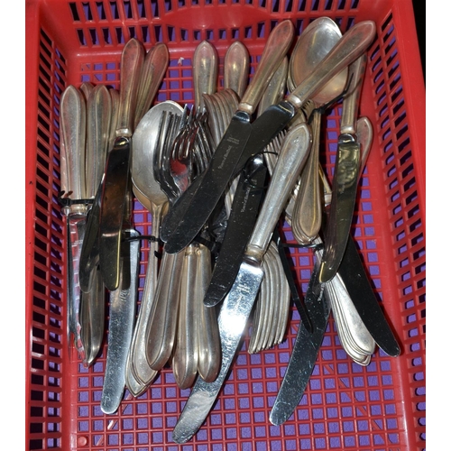 151 - A collection of vintage Viners cutlery - mostly sets