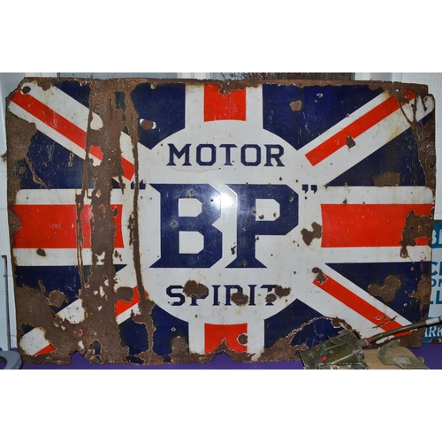 163 - A vintage BP enamel sign - 54