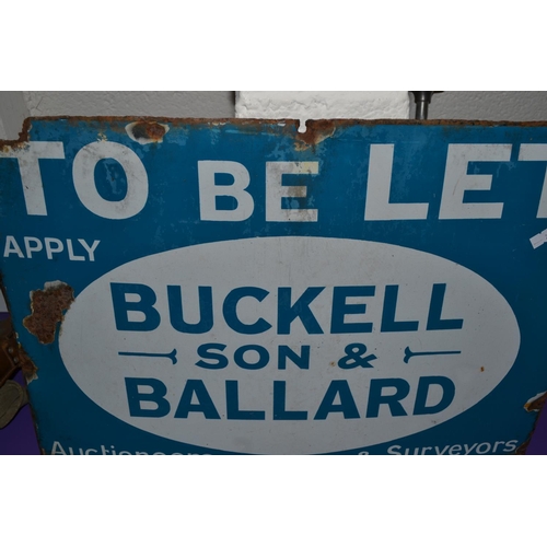 162 - A Buckell Son & Ballard enamel sign - Cornmarket St Oxford - 22