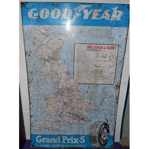 166 - A vintage Goodyear Grand Prix S sign of Britain - 38