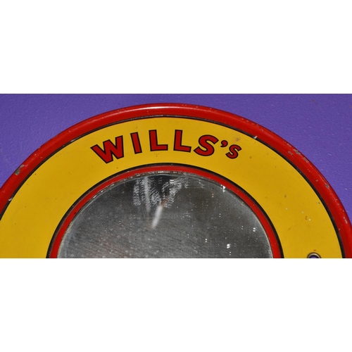 209 - An interesting Wills Gold Flake advertising mirror