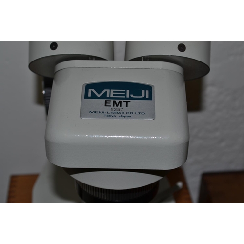 224 - A Meiji EMT 2257 Stereo Microscope