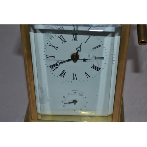 248a - A 19th century quarter repeating carriage clock