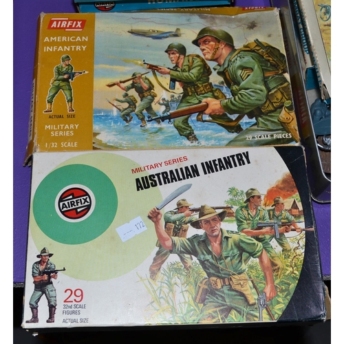 268 - A quantity of Airfix soldiers - some boxed