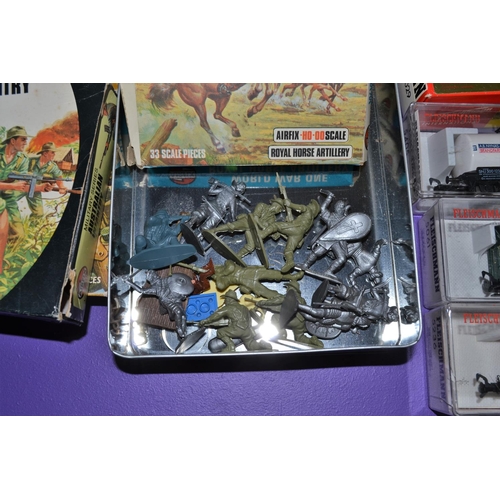 268 - A quantity of Airfix soldiers - some boxed