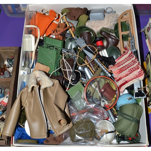 270 - A large quantity of vintage Action Man clothes and accessories