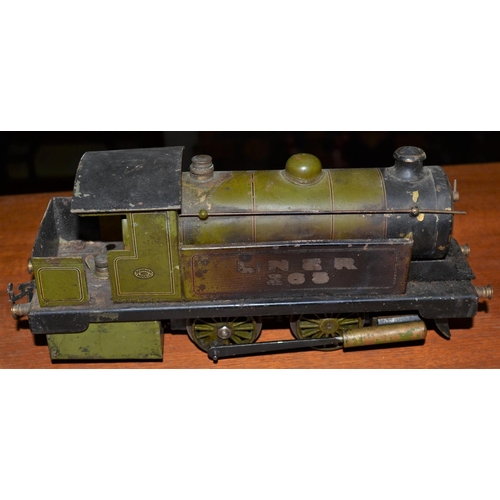 278 - A Bowman models live steam train locomotive engine - LNER livery