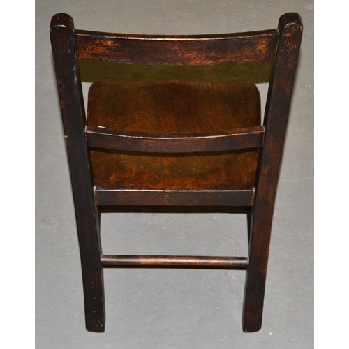 14 - Vintage wooden child's chair