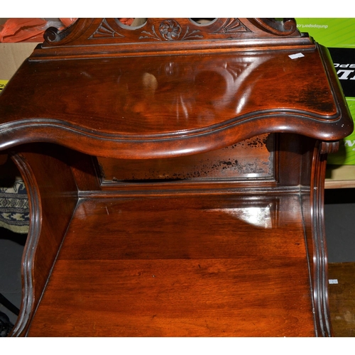 72 - Victorian mahogany music cabinet