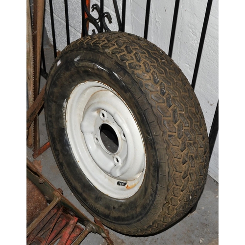 122 - Trailer/caravan spare wheel 185/13