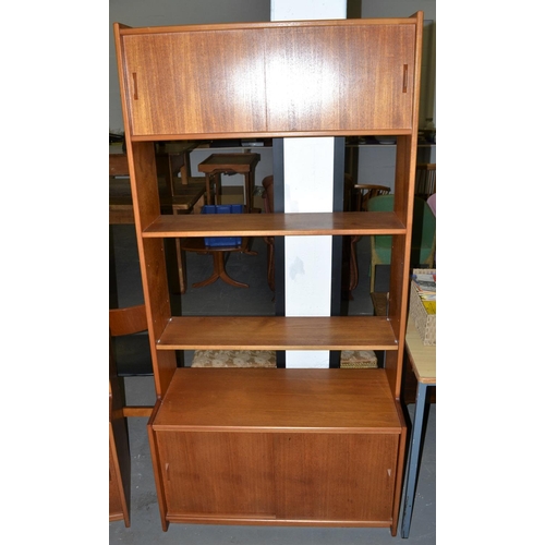 78 - Vintage retro book case/display cabinet