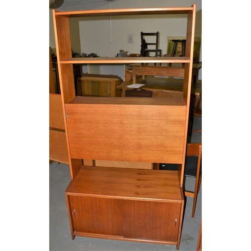 79 - Bureau bookcase by Gibbs